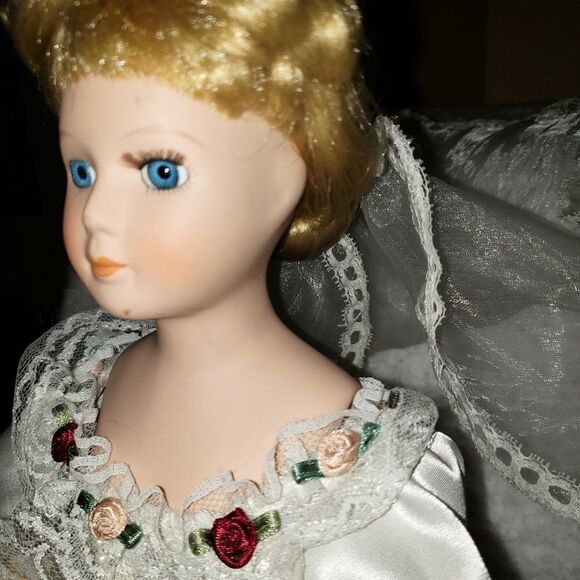 Seymour Mann Porcelain Doll - Picture 7 of 11